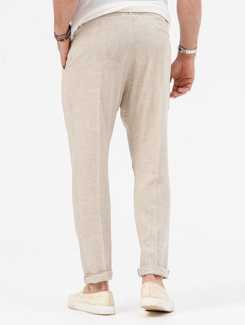 FEDRO CASUAL PANTS IN BEIGE