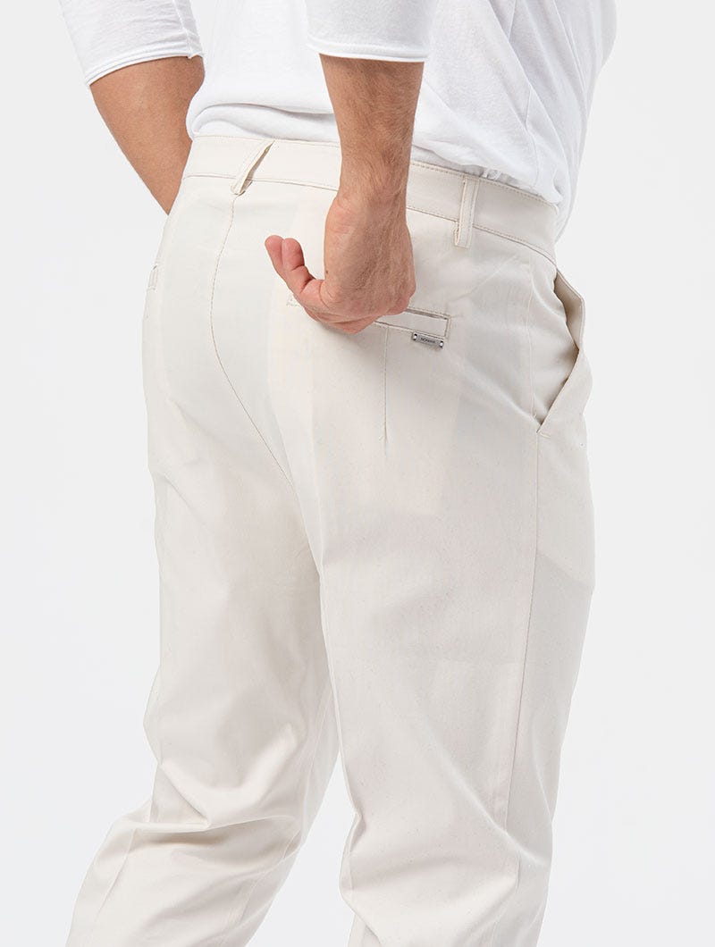 BEN CASUAL PANTS IN CREAM