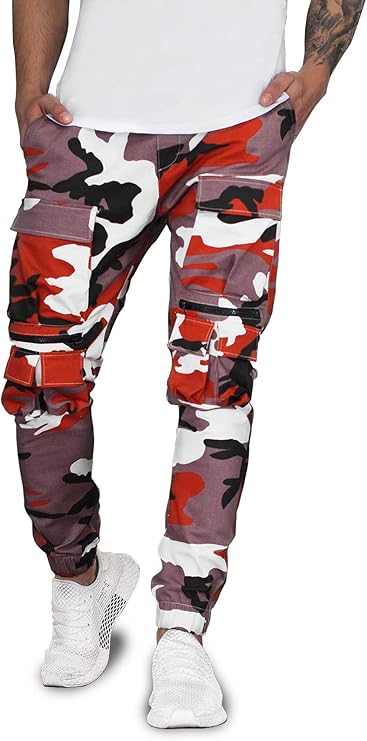 OZONEE Herren Chinohose Lang Stoffhose Jogger Chinohose Cargohose Freizeithose Arbeitshose Sporthose Slim Fit Regular Casual Stretch Taschen Athletic 367