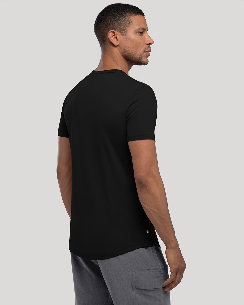 Crew Curve-Hem Tee